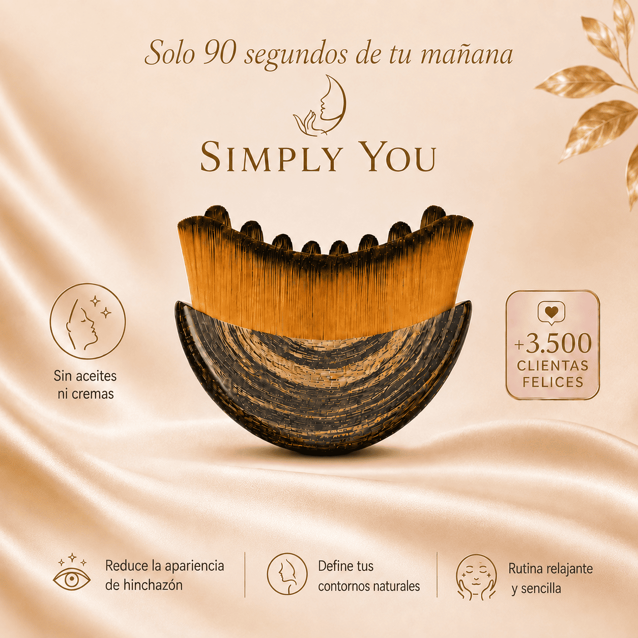 Brocha Facial de Masaje Linfático